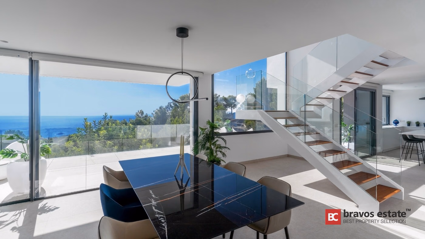 Двухэтажная вилла с видом на море в Altea Hills - 7