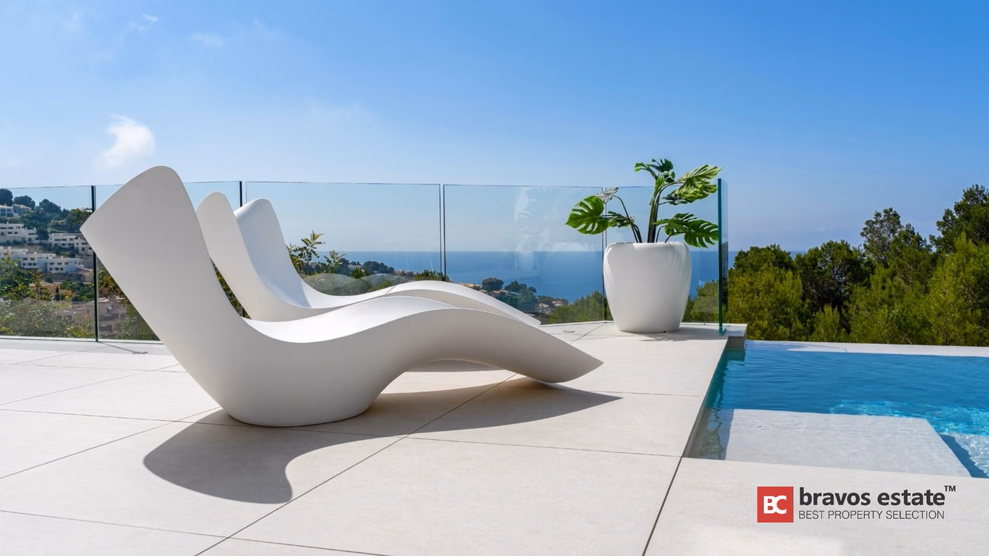 Двухэтажная вилла с видом на море в Altea Hills - 6