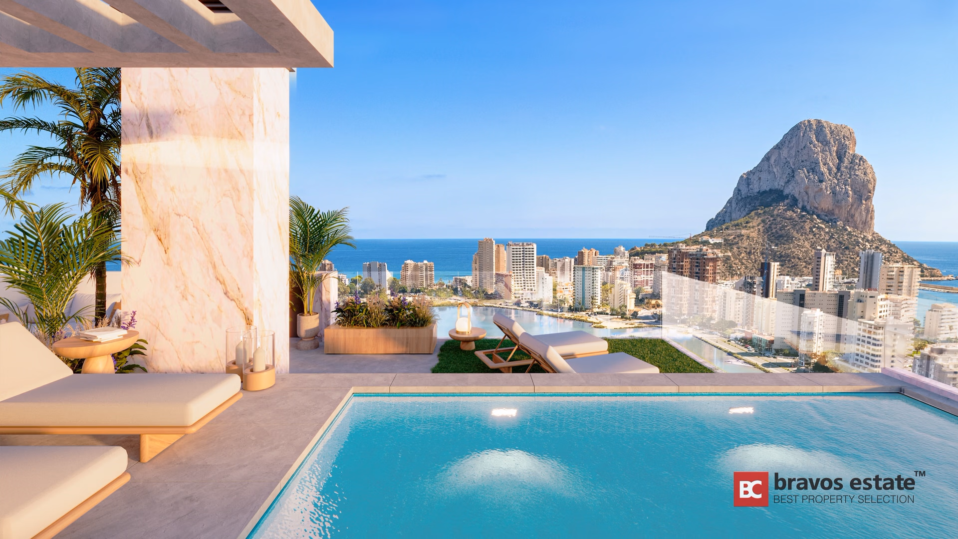 Апартаменты с 2 спальнями у Peñón de Ifach, Кальпе - 9