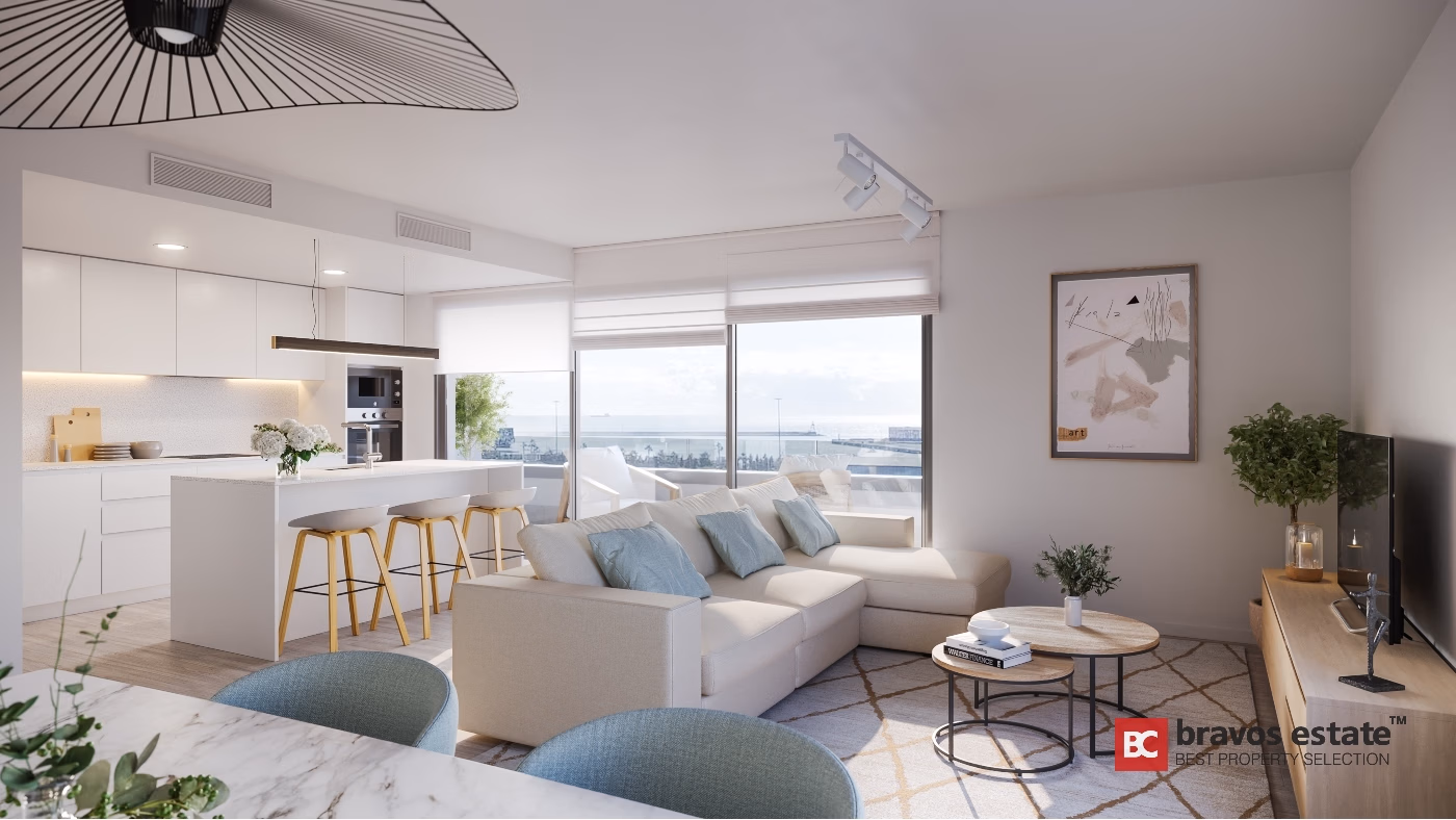Апартаменты рядом с морем, 3 спальни в Аликанте · 121 m² - 1