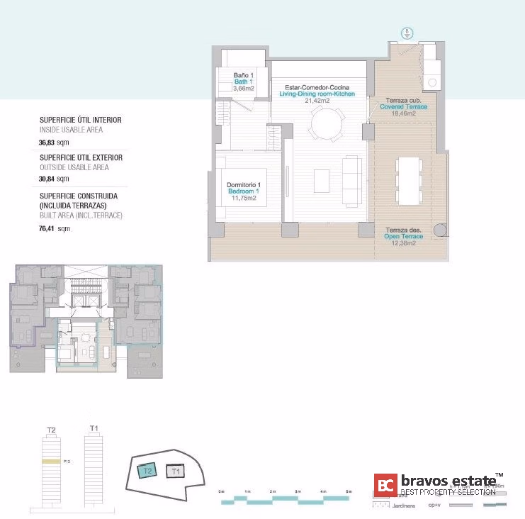 Апартаменты у моря, 1 спальня в Кальпе · 65 m² - 19