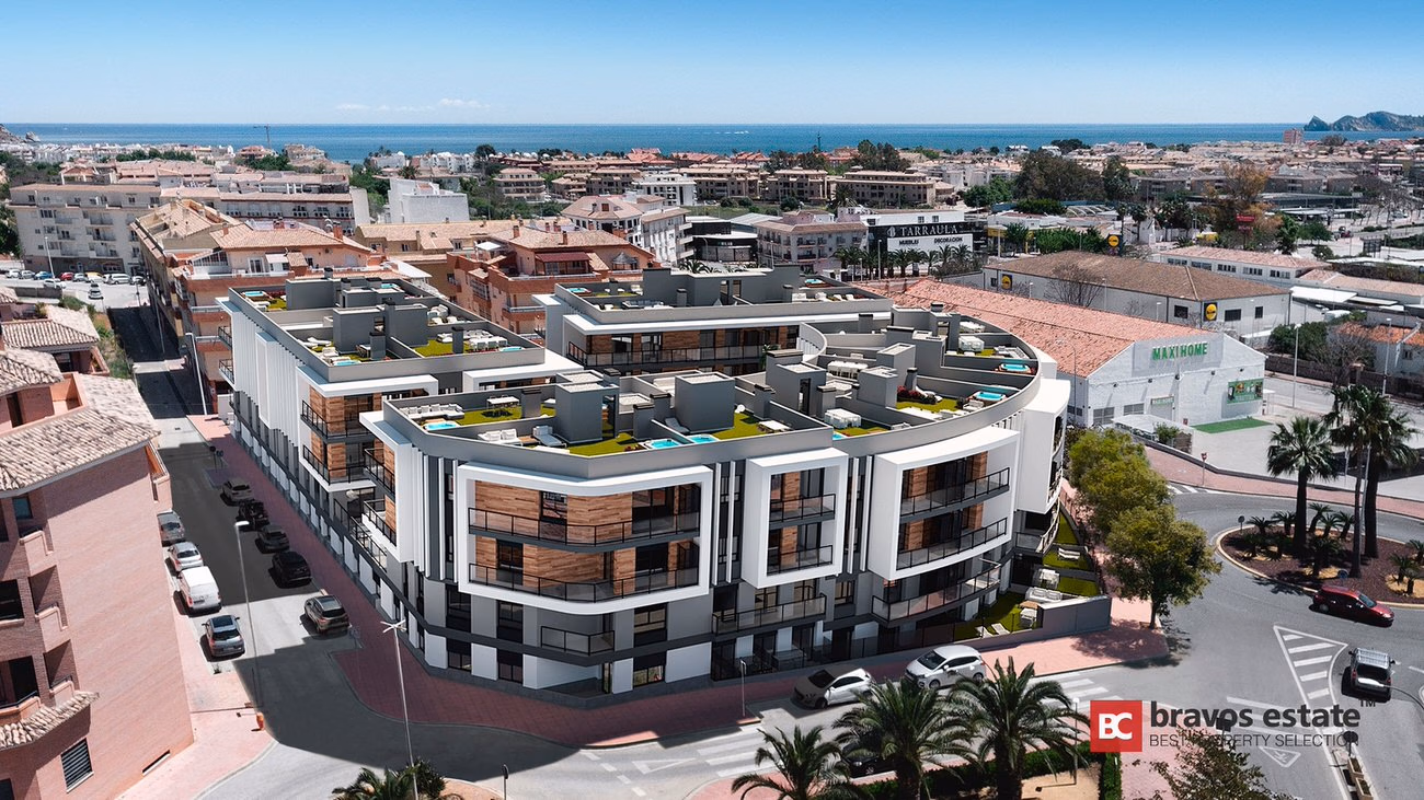 Апартаменты рядом с морем, 3 спальни в Хавее · 107 m² - 1