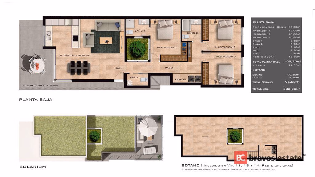Новая вилла, 3 спальни в Вильямартине · 108 m² - 4