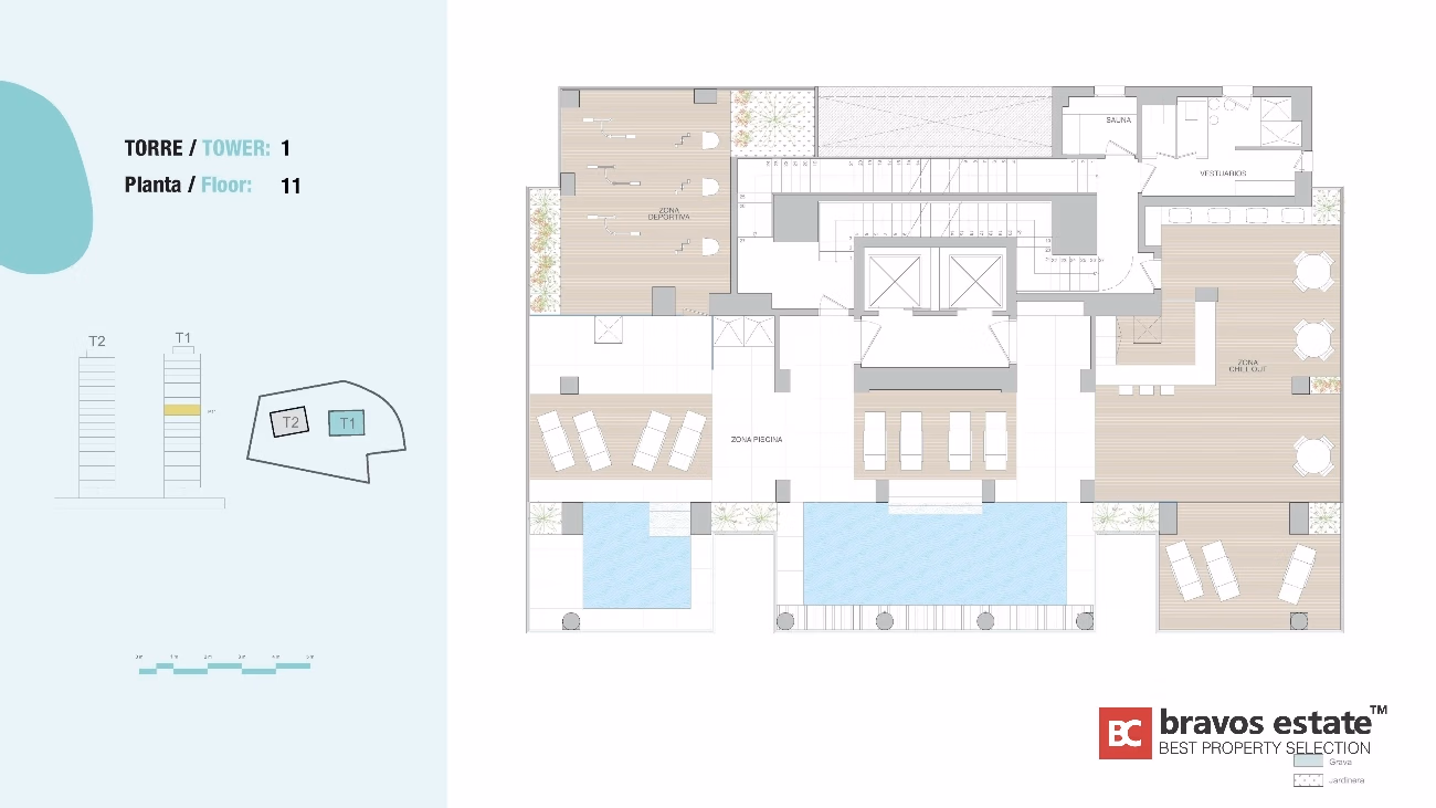 Апартаменты у моря, 2 спальни в Кальпе · 113 m² - 22