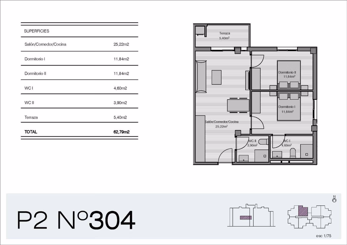 Новые апартаменты, 2 спальни в Торревьехе · 62 m² - 12
