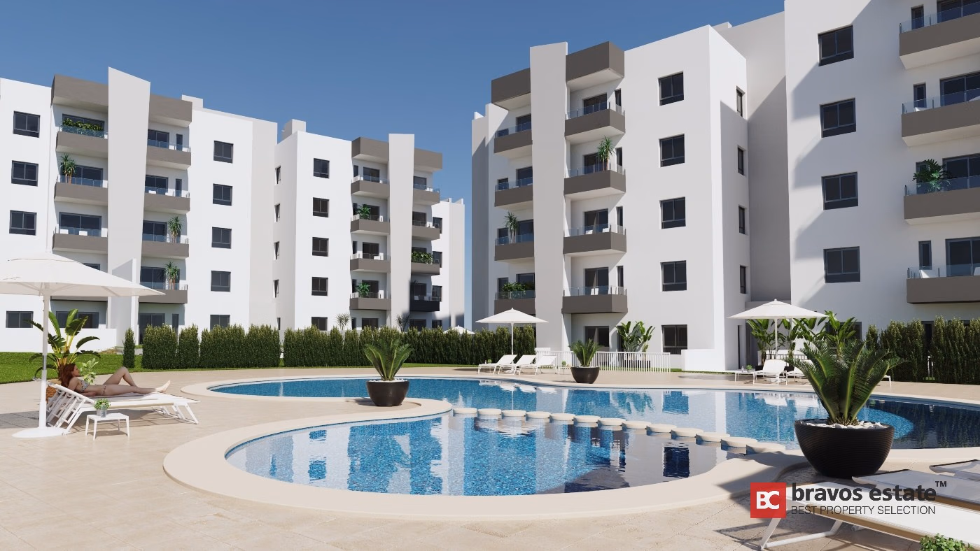 Новые апартаменты, 2 спальни в Торревьехе · 62 m² - 1