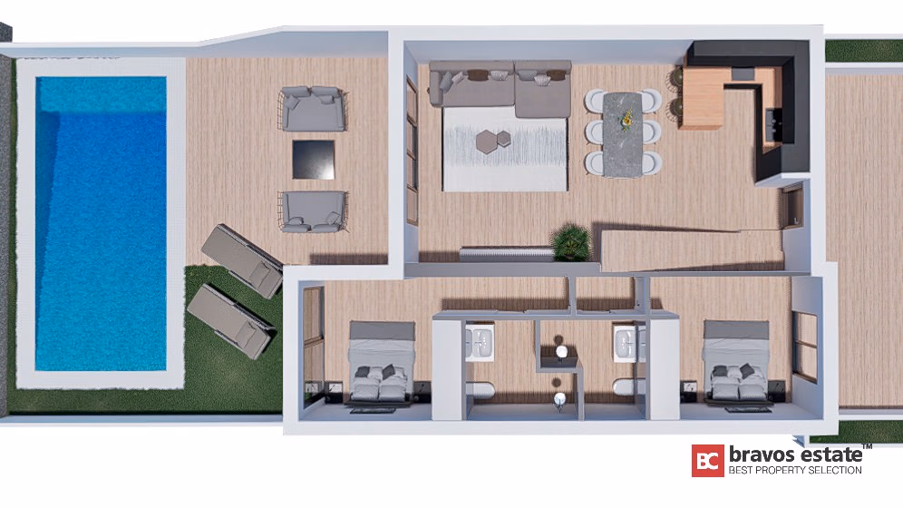Новое бунгало, 2 спальни в Финестрате · 130 m² - 21