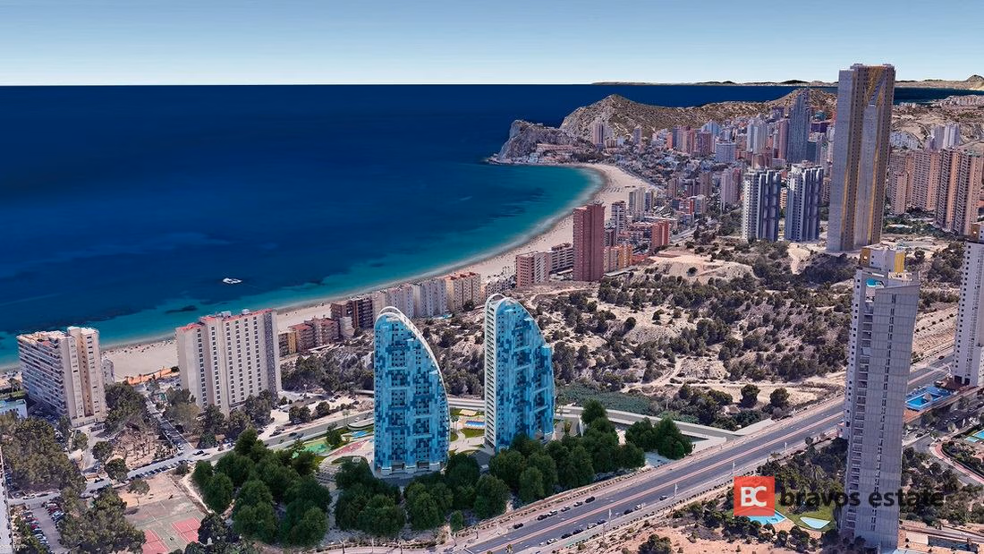Апартаменты у моря, 2 спальни в Бенидорме · Ref 1600 - 12