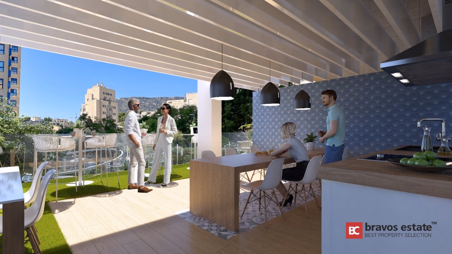 Новые апартаменты, 2 спальни в Кальпе - 4