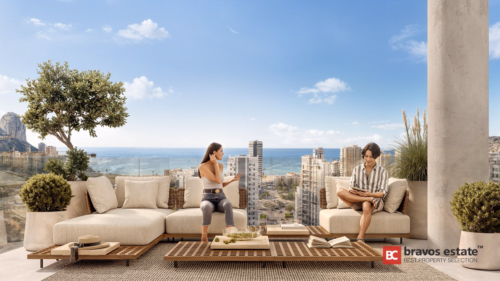 Апартаменты с 2 спальнями у Peñón de Ifach, Кальпе - 7