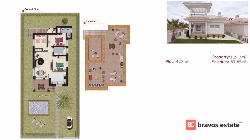 Новая вилла, 3 спальни в Сьюдад-Кесаде · 152 m² - 1