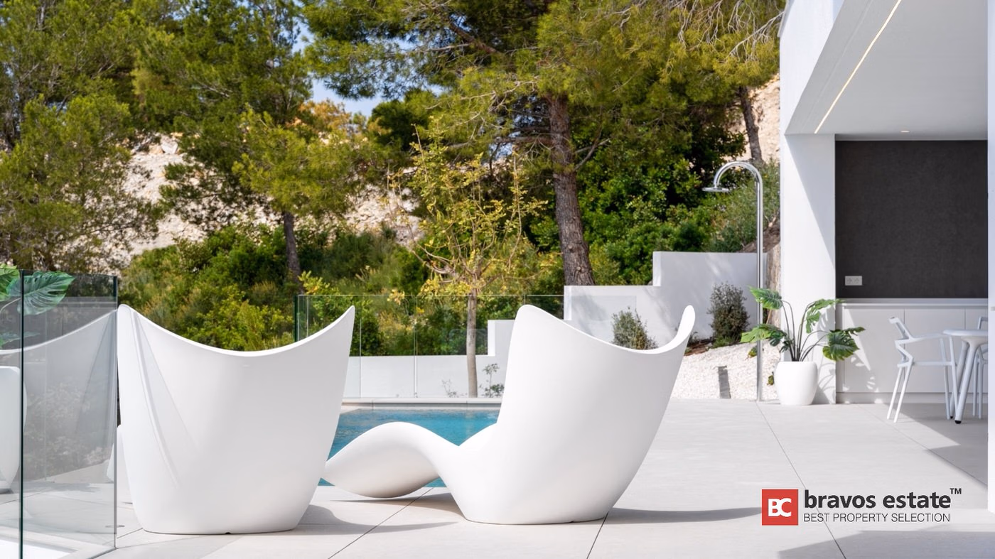 Двухэтажная вилла с видом на море в Altea Hills - 5