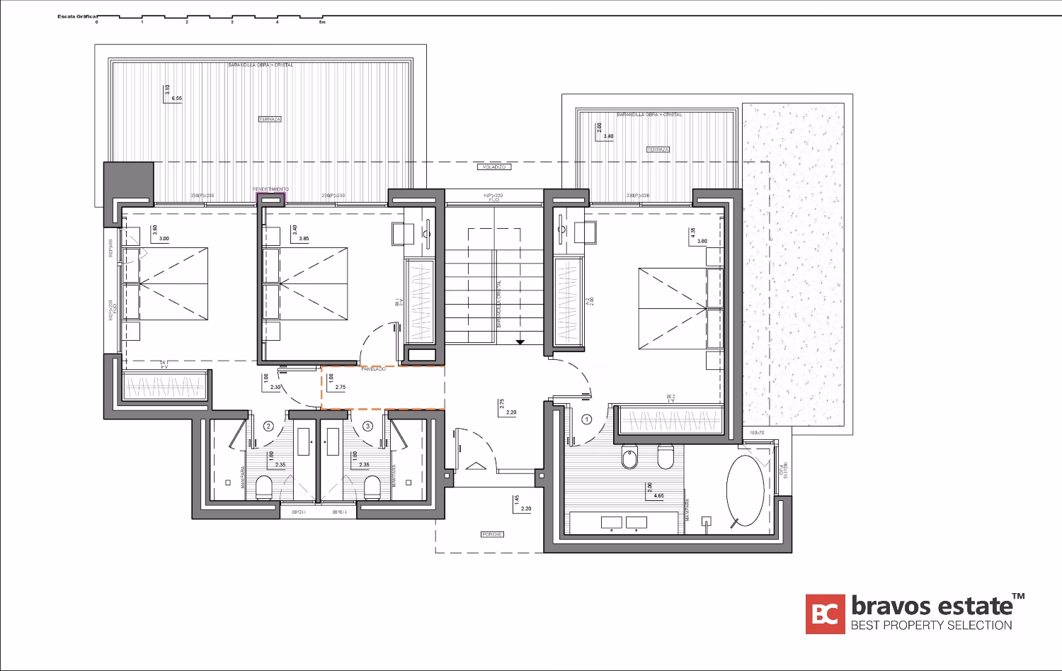 Вилла с 3 спальнями в Cumbre del Sol, 539 м² - 20