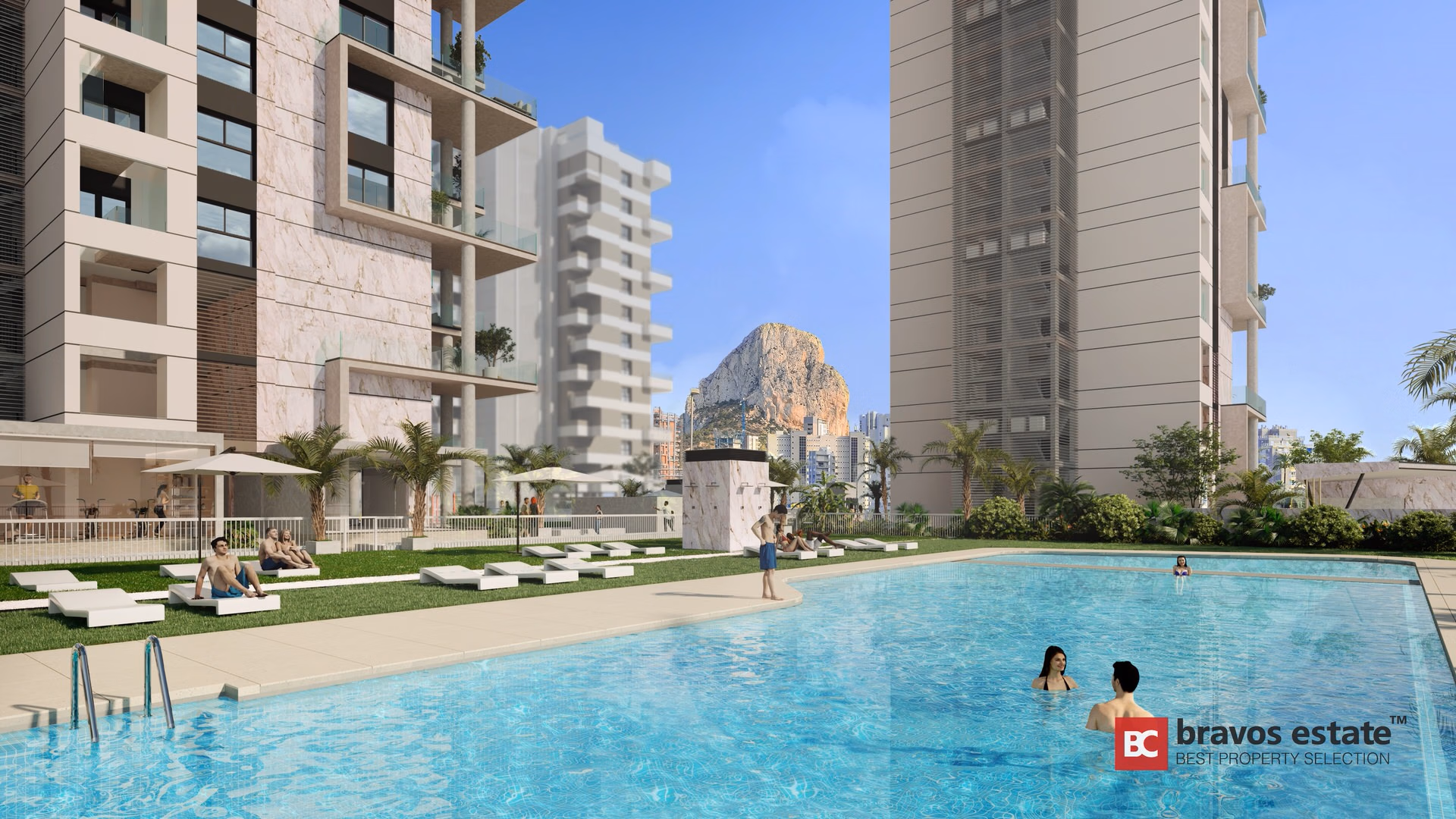 Апартаменты с 2 спальнями у Peñón de Ifach, Кальпе - 4