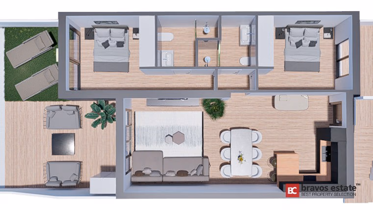 Новое бунгало, 2 спальни в Финестрате · 130 m² - 22