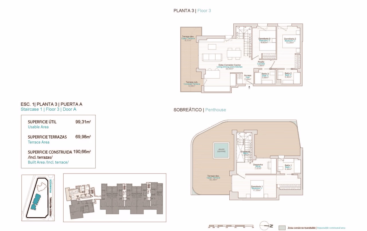 Апартаменты у моря, 3 спальни в Вильяхойосе · 108 m² - 14