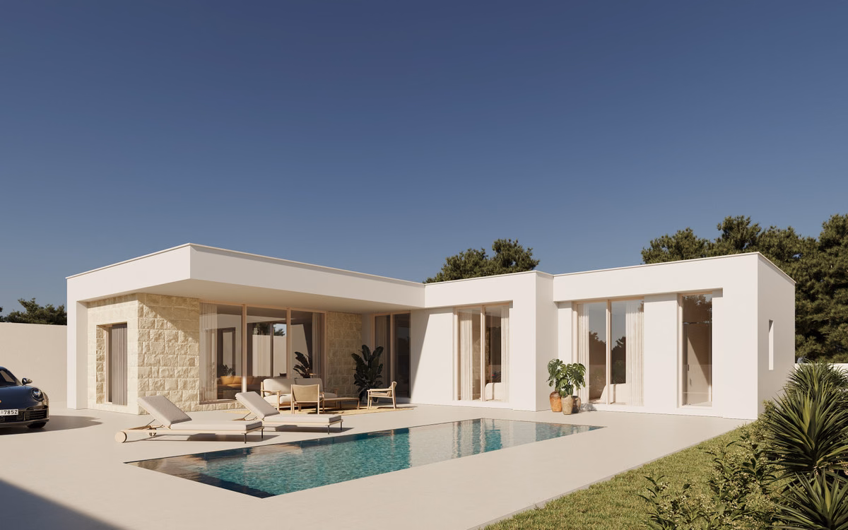 Отдельно стоящая вилла с собственным бассейном и террасой в Aurea Villas Polop Hills