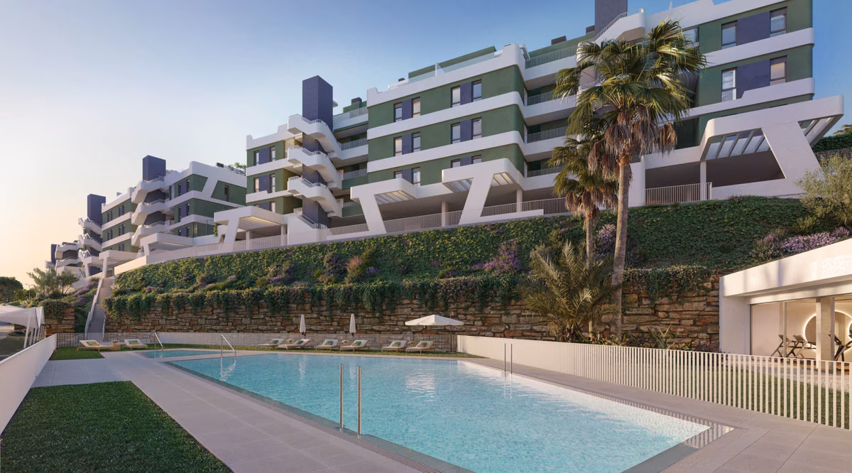 Bahia — пентхаус с 2 спальнями и дуплекс с 3 спальнями в Calanova Golf, Михас 1
