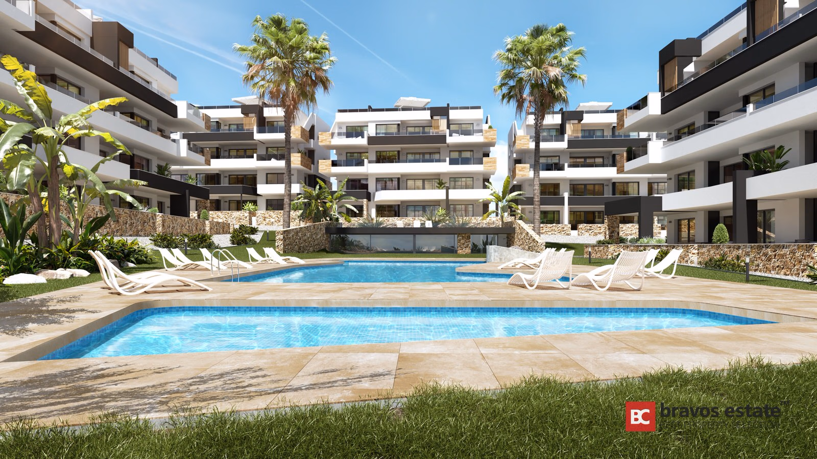 Апартаменты с 2 спальнями в Orihuela Costa, Villamartín 1