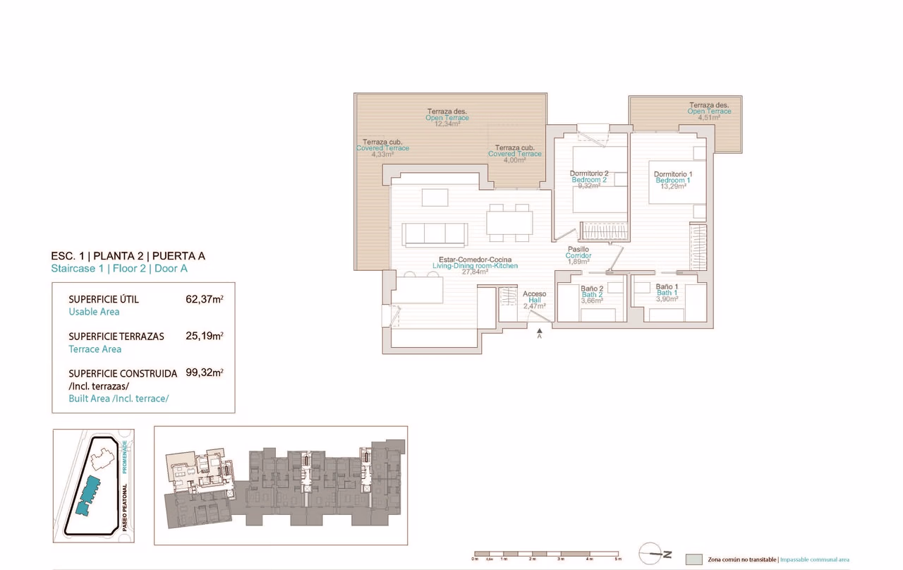 Апартаменты у моря, 2 спальни в Вильяхойосе · 99 m² - 13