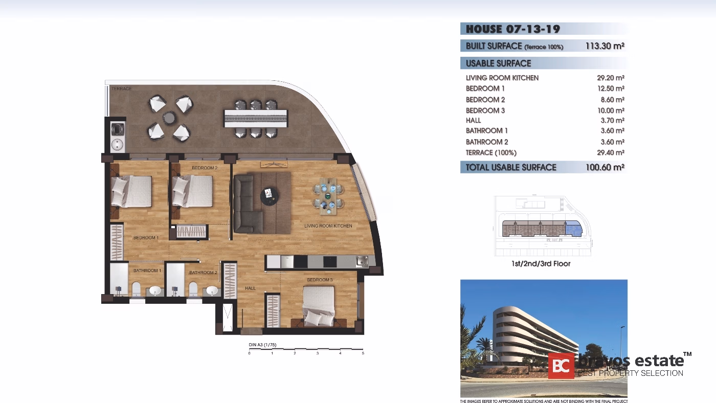 Апартаменты рядом с морем, 2 спальни в Ареналес-дель-Соль · 89 m² - 13