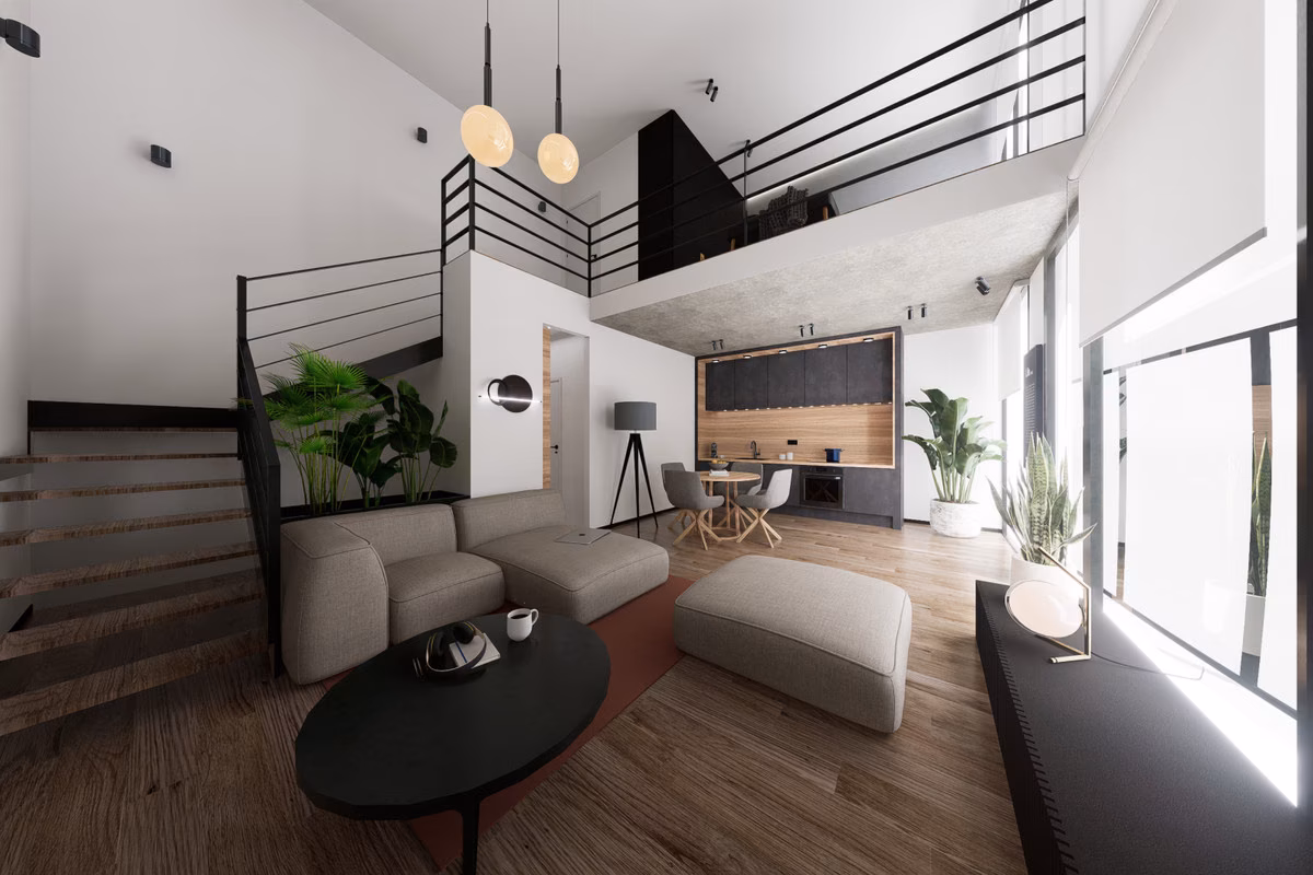 Lofts Aguilera — лофты с двойным светом и 1 спальней в Benalúa, Аликанте 1