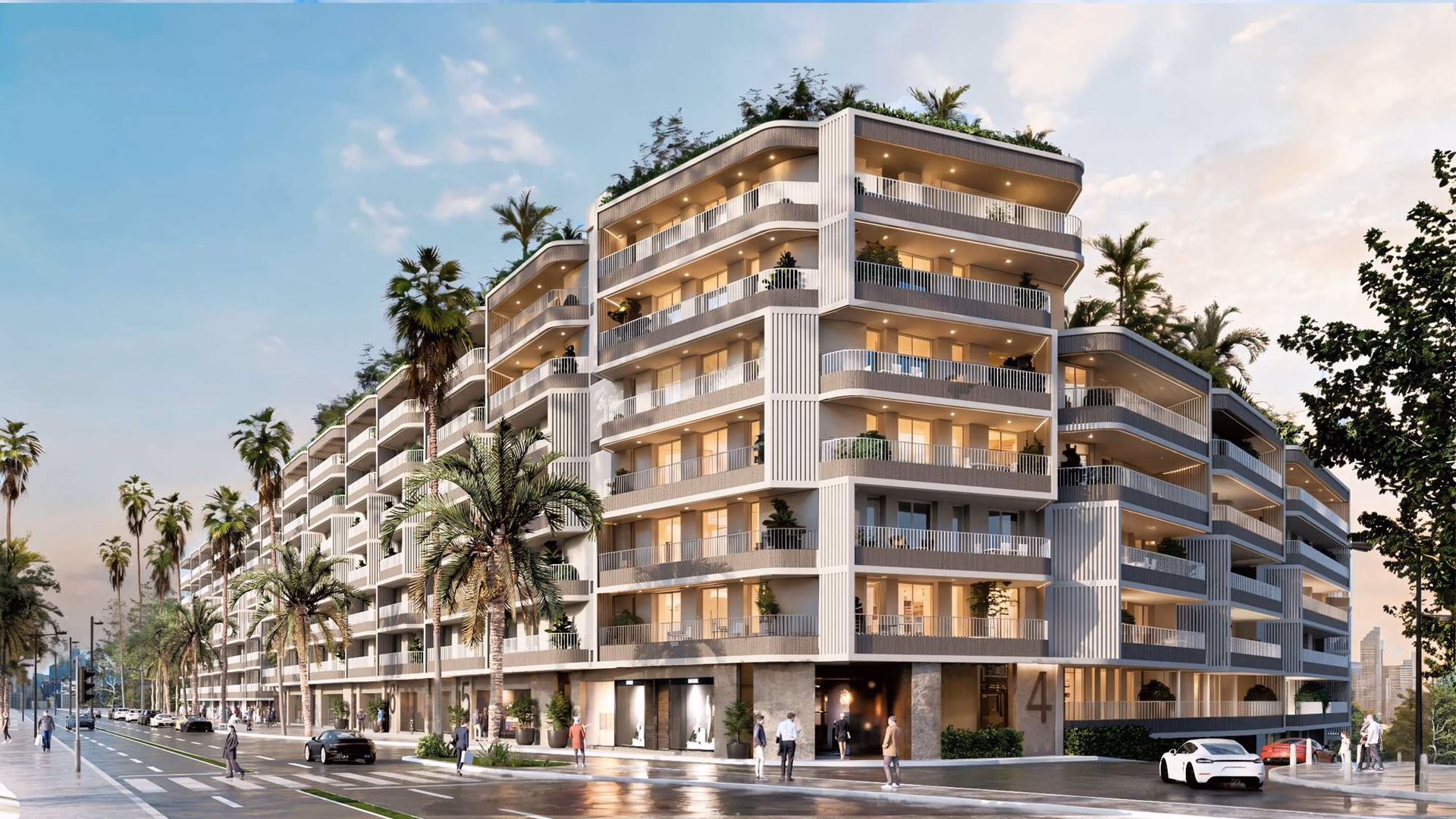 Современный фасад MAGNA в La Carihuela, Torremolinos