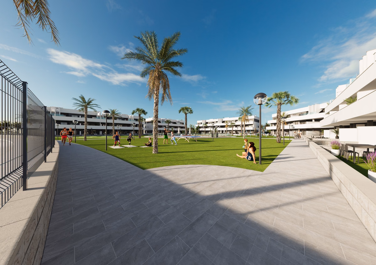 Пешеходная аллея между жилыми корпусами, Oasis Laguna 2