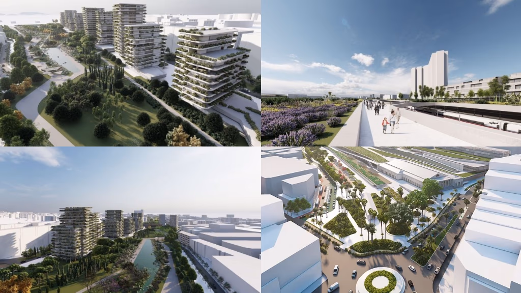 Future residential development along Parque Central Alicante