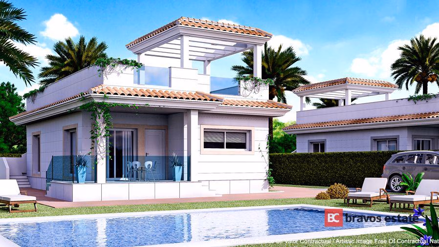 Новая вилла, 3 спальни в Сьюдад-Кесаде · 152 m² - 3