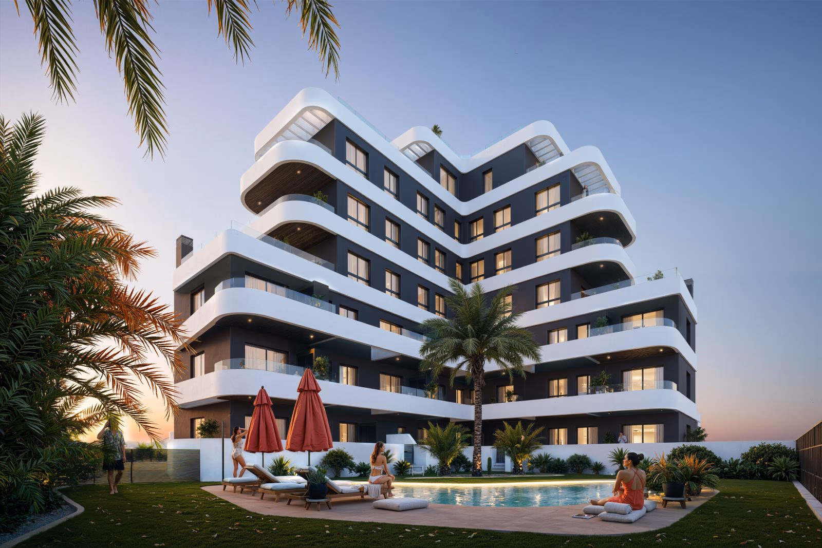 Naia Blue Horizon — апартаменты в центре Guardamar del Segura - 15