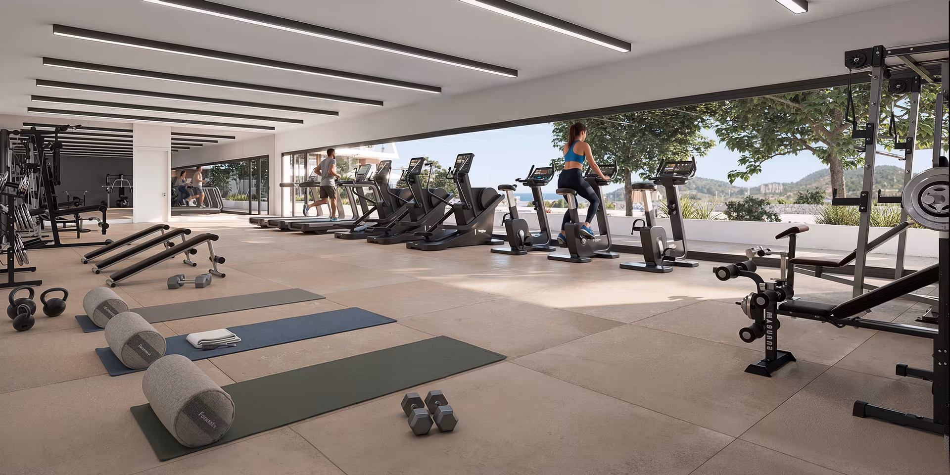 Экстерьер Residencial Sonne Finestrat с каскадными бассейнами