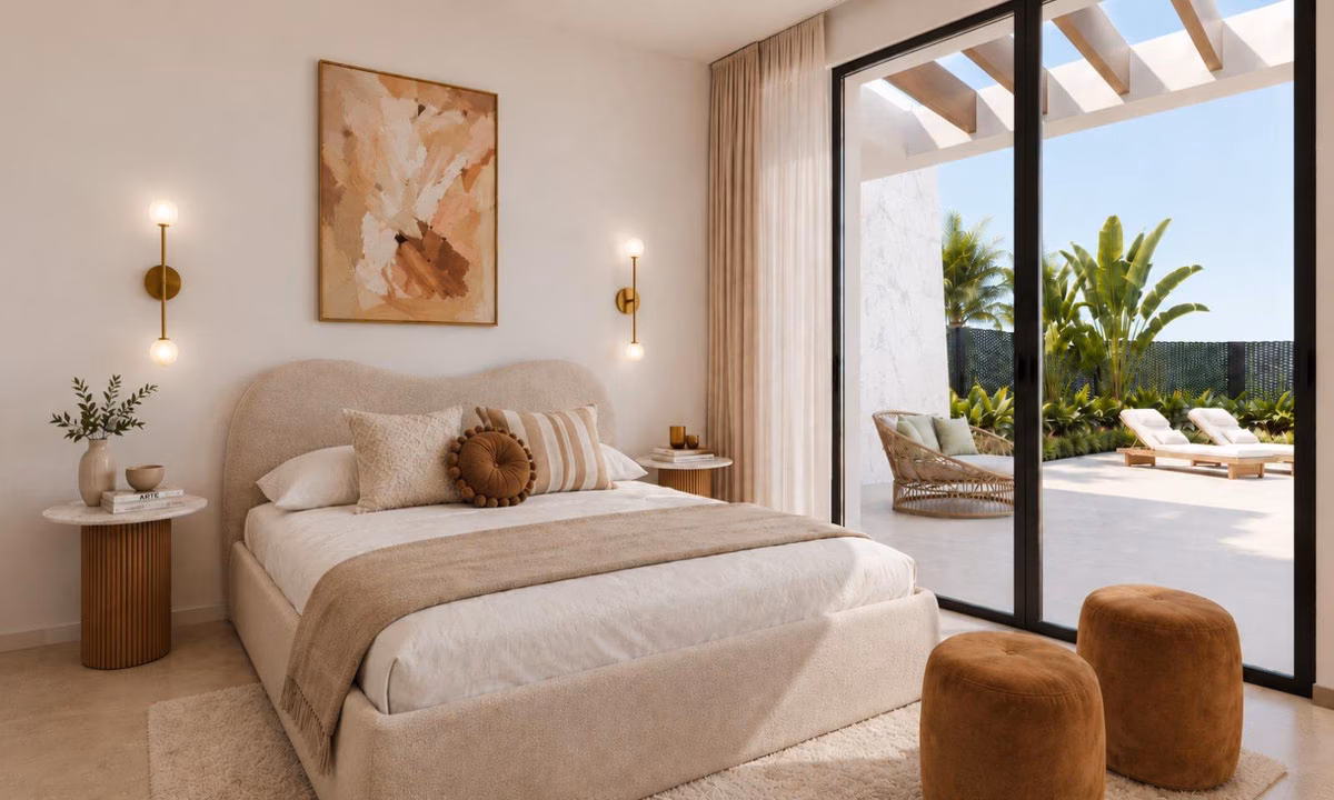 Современная ванная в Villas Azahar