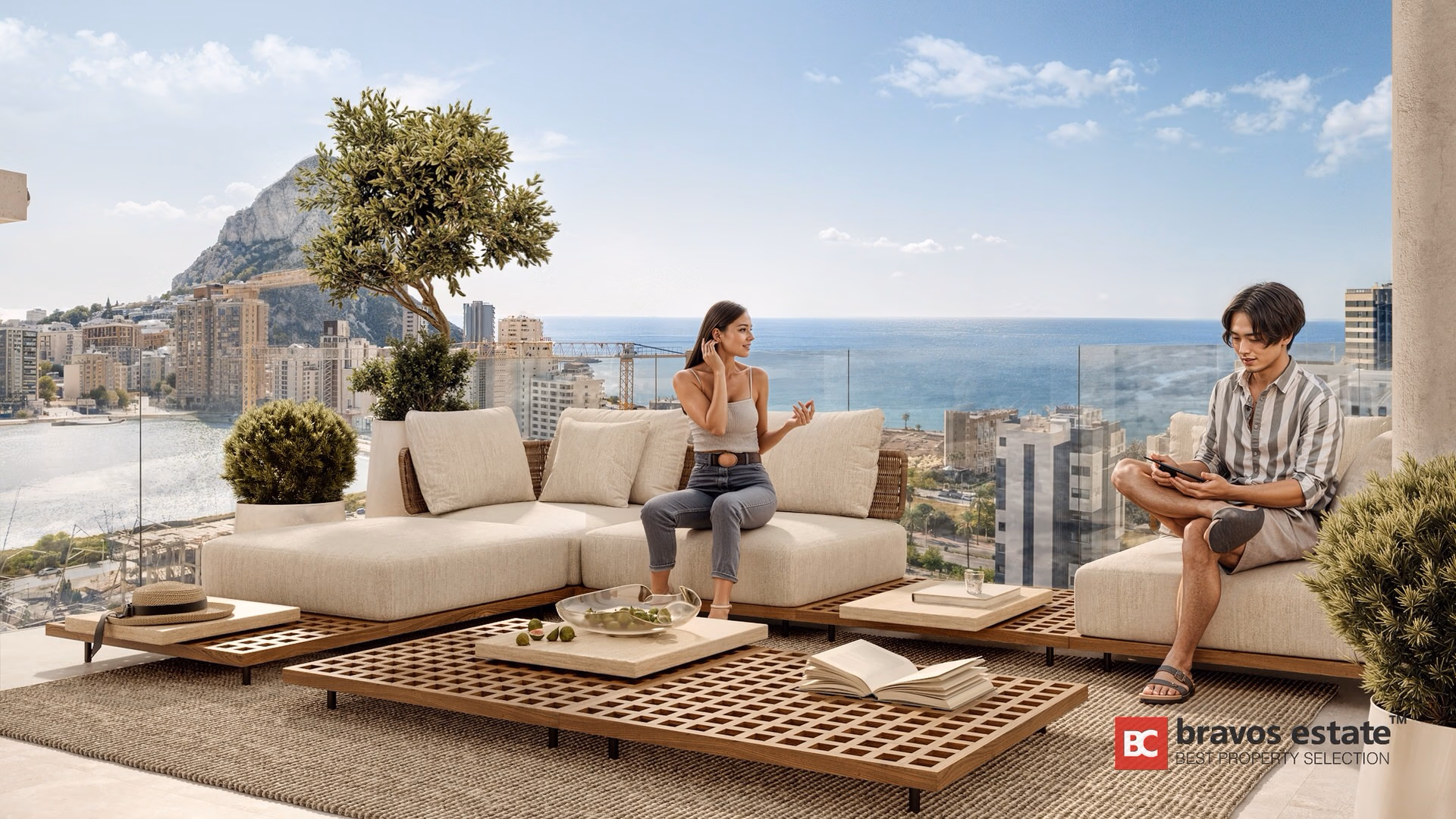 Апартаменты с 2 спальнями у Peñón de Ifach, Кальпе - 8
