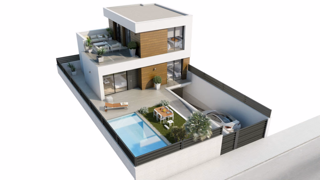 Вилла рядом с морем, 4 спальни в Эль Кампельо · 220 m² - 22