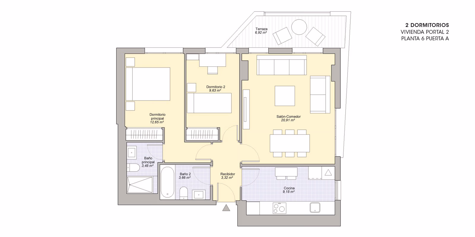Апартаменты рядом с морем, 3 спальни в Плайя-де-Сан-Хуан · 109 m² - 14